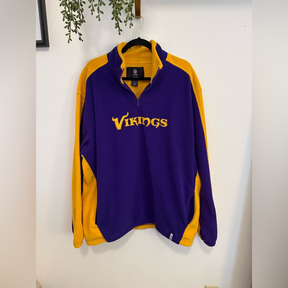 Vikings Fleece Men's Zip-Up Sweater